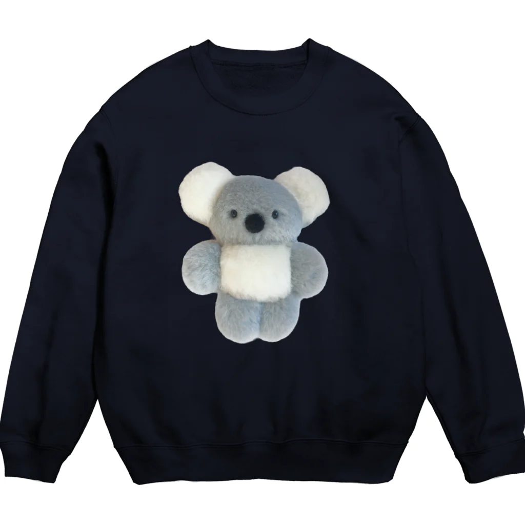 風子 monpetit recordsのこあらぬいぐるみ Crew Neck Sweatshirt