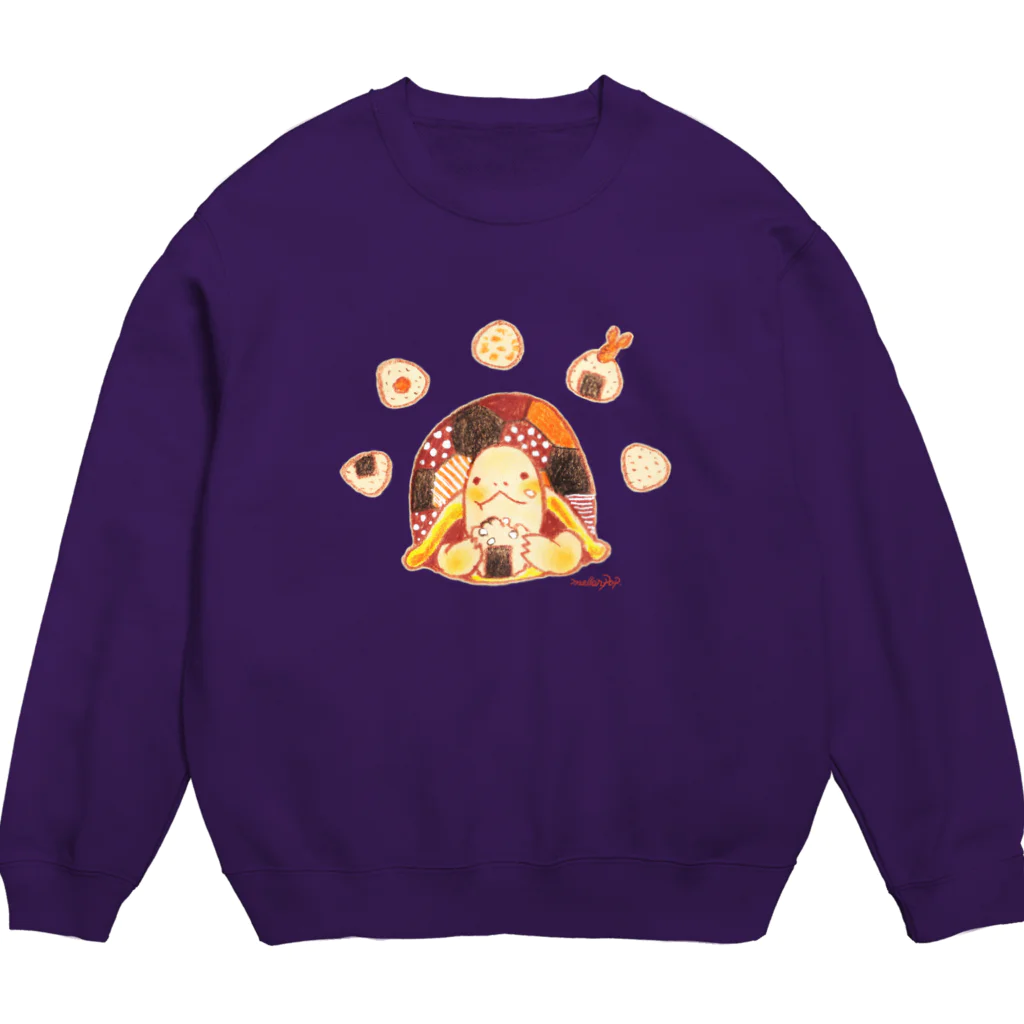 めろんぽっぷのお店だよのおにぎり大好き Crew Neck Sweatshirt