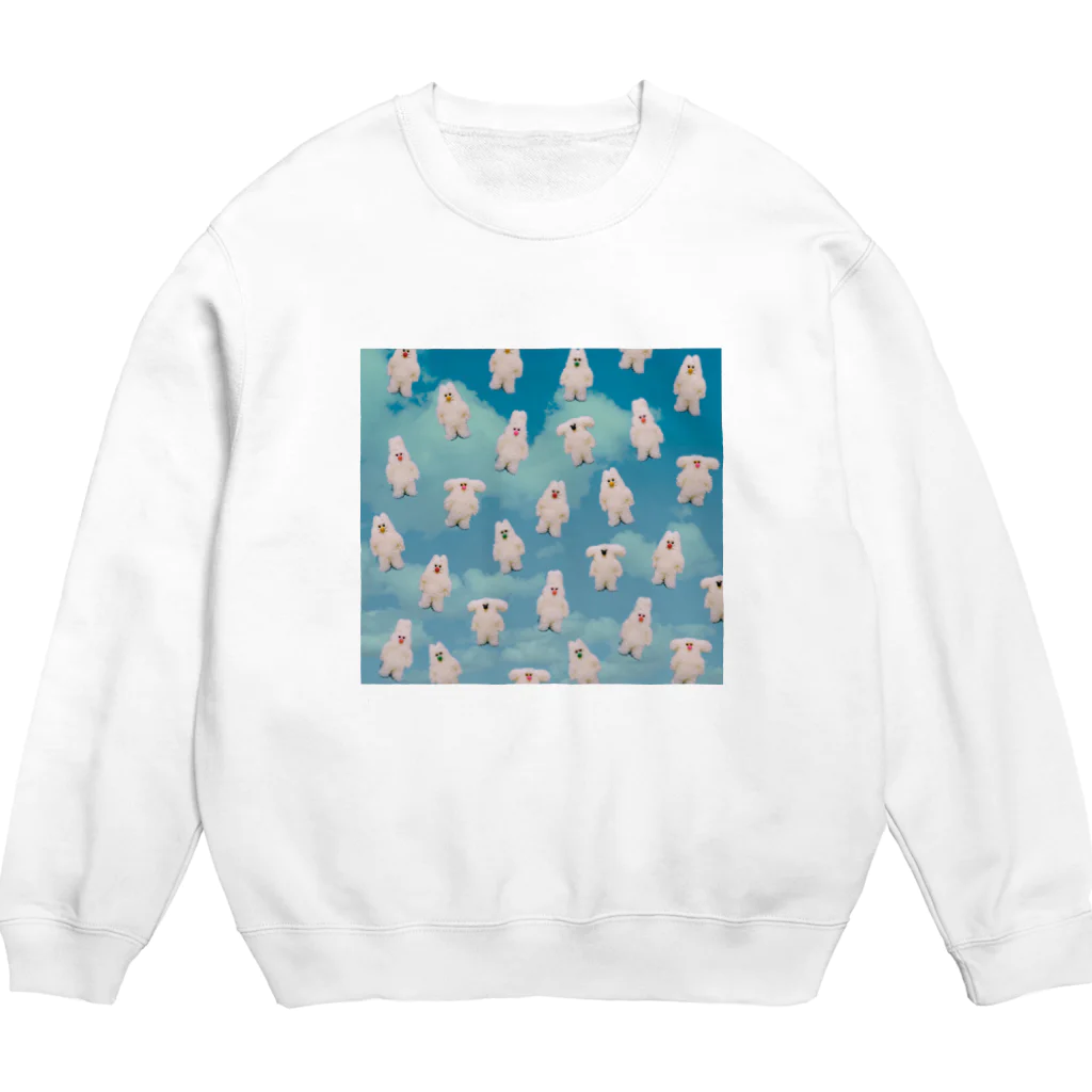 HARUNA AOKIのしゃぼんぼん・ぷかぷかダイビング Crew Neck Sweatshirt