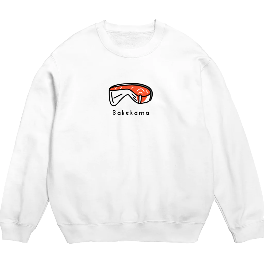 PokuStarの鮭カマ Crew Neck Sweatshirt