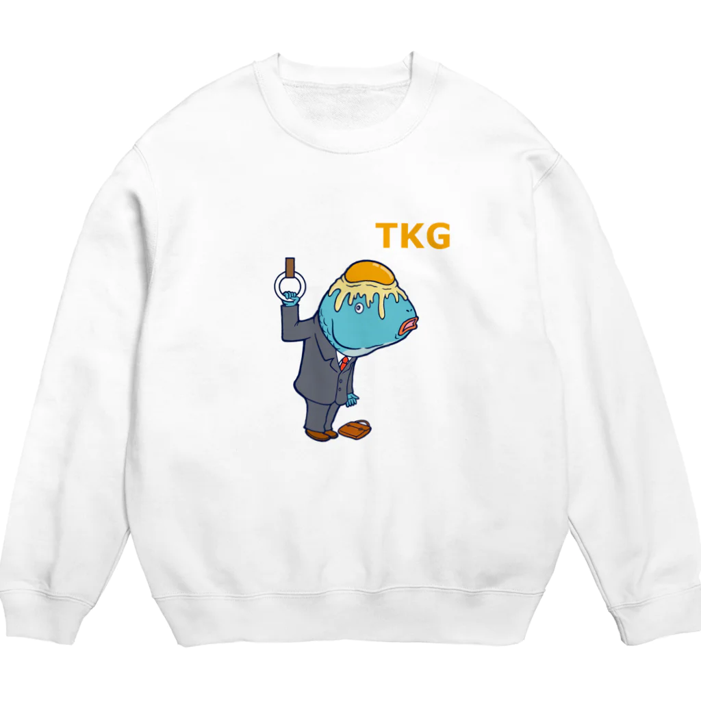 Siderunの館 B2の卵かけ魚人 Crew Neck Sweatshirt