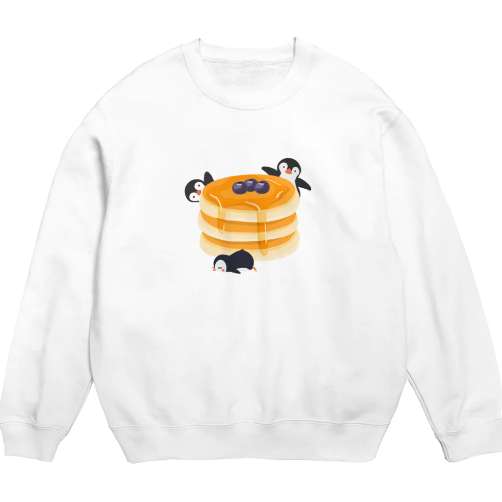 きら星のペンギン♡パンケーキ Crew Neck Sweatshirt