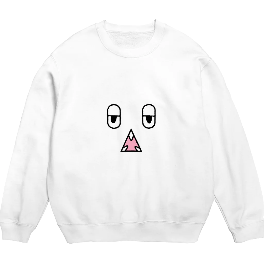 sasao9999のぼけーっとしている顔 Crew Neck Sweatshirt