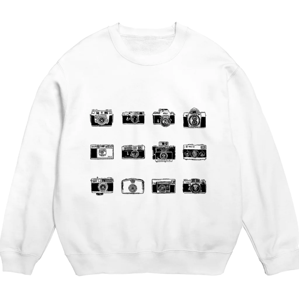 *citrineの12camera（黒） Crew Neck Sweatshirt