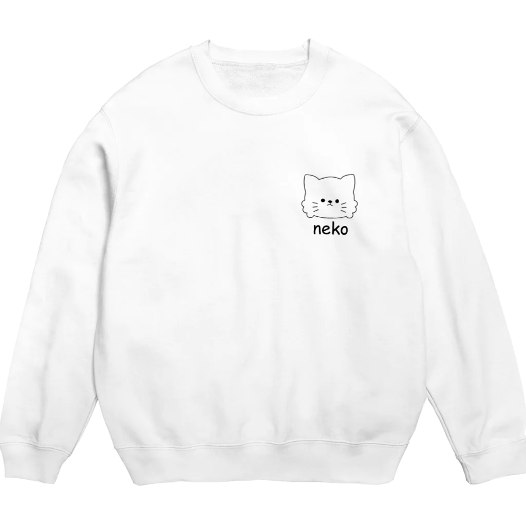 もにゃのneko Crew Neck Sweatshirt