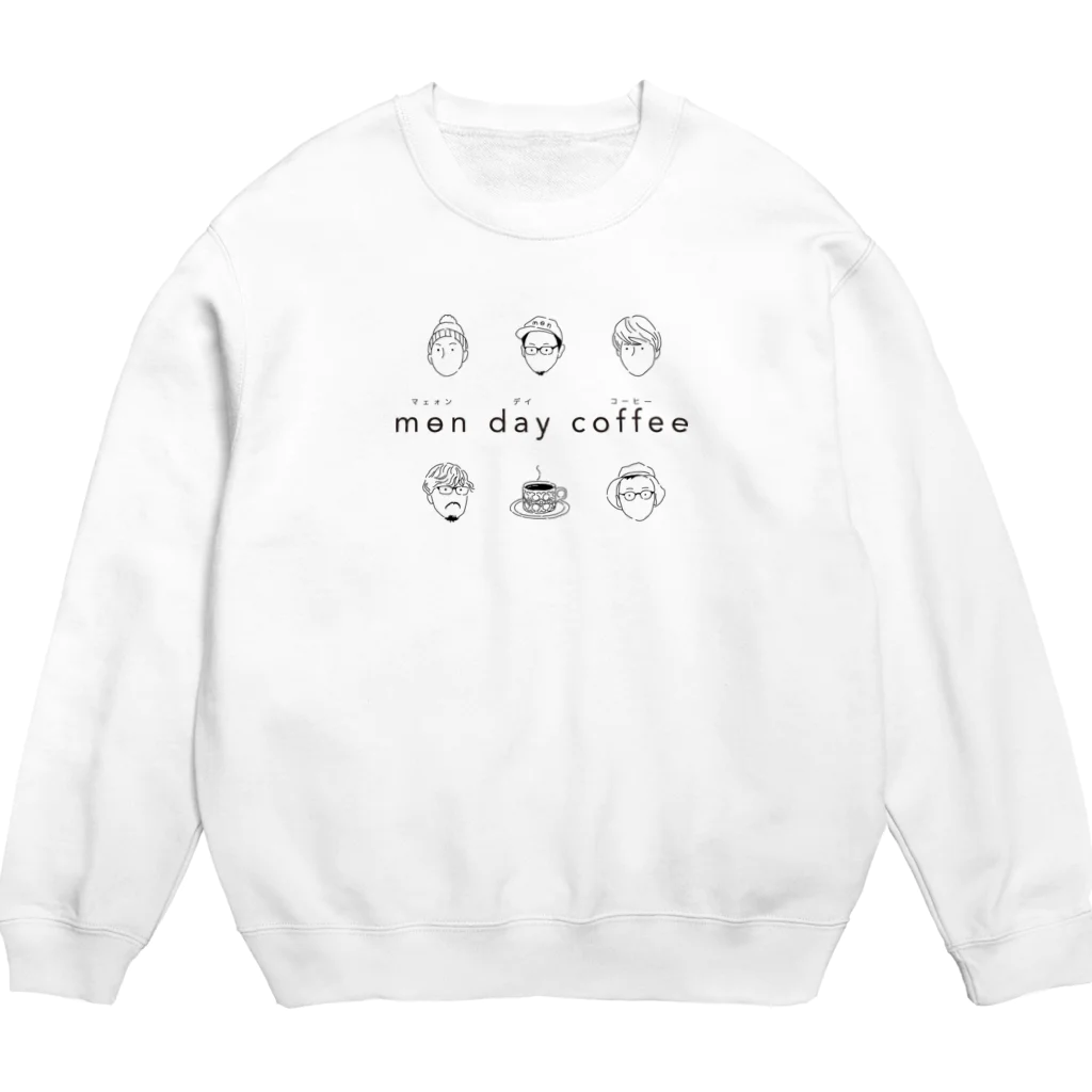 ﾏｪｫﾝﾃﾞｲｺｰﾋｰの『ﾏｪｫﾝﾃﾞｲ』メインロゴグッズ Crew Neck Sweatshirt