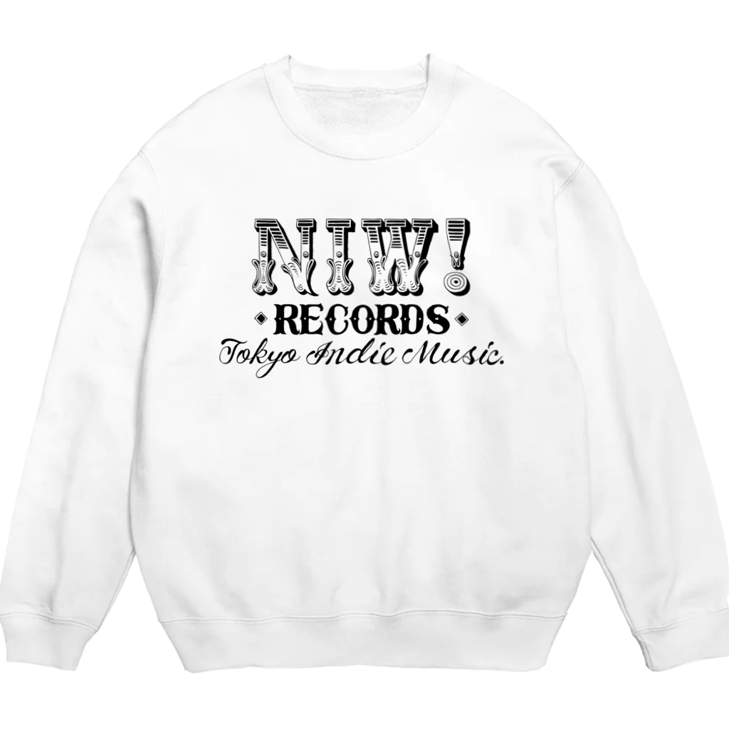 Niw! RecordsのNiw! handwriting  Crew Neck Sweatshirt