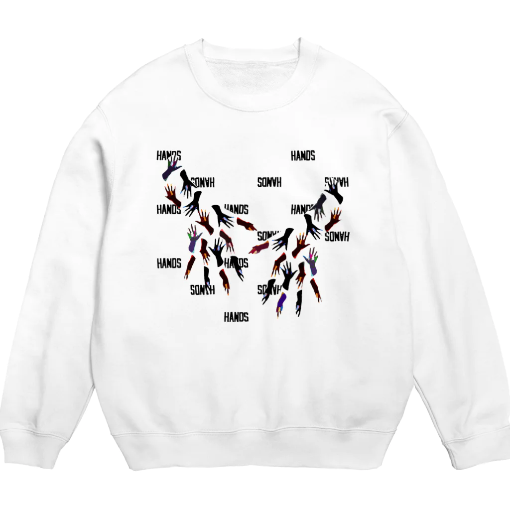 AGOAのHANDS Crew Neck Sweatshirt