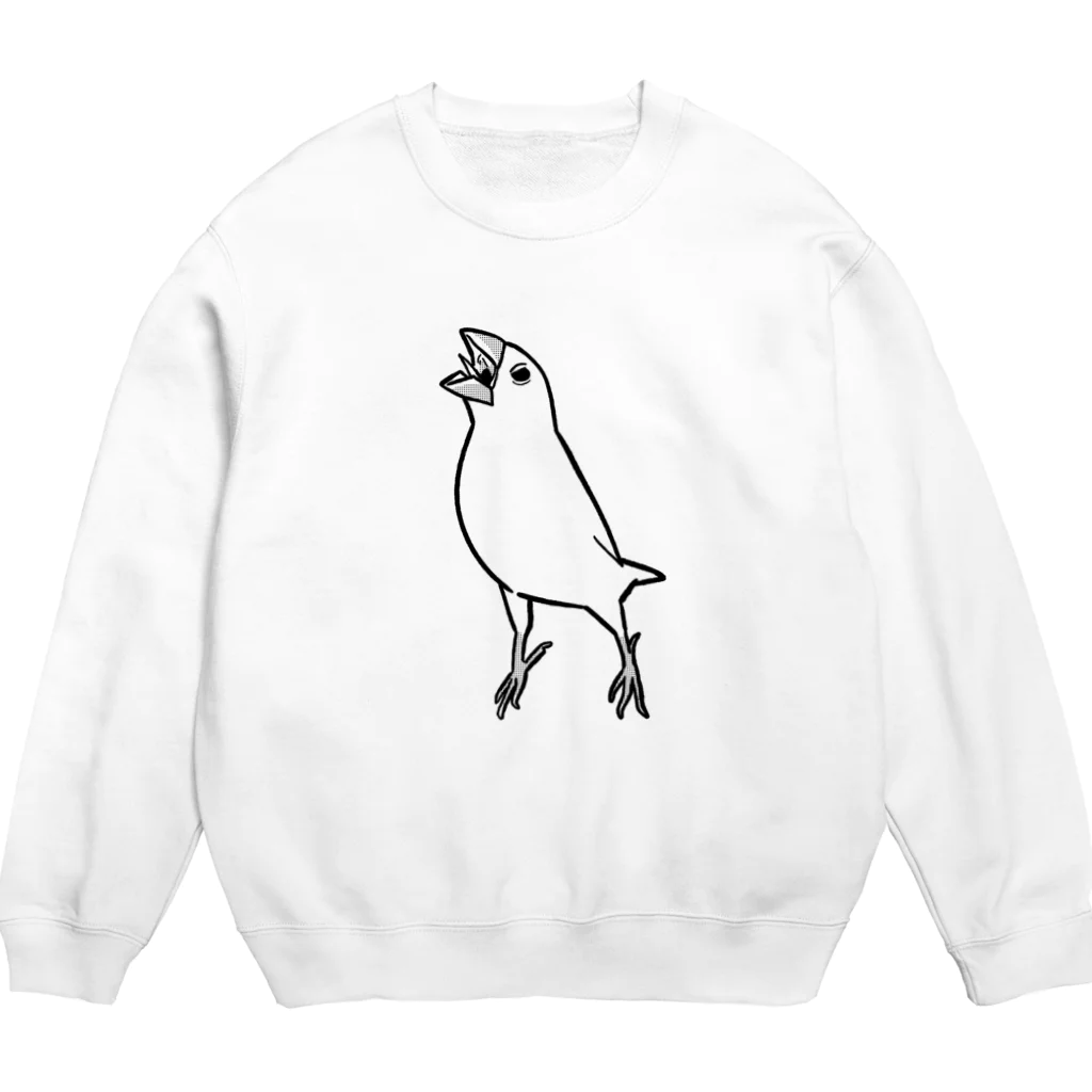 たかはらのチンピラ白文鳥 Crew Neck Sweatshirt