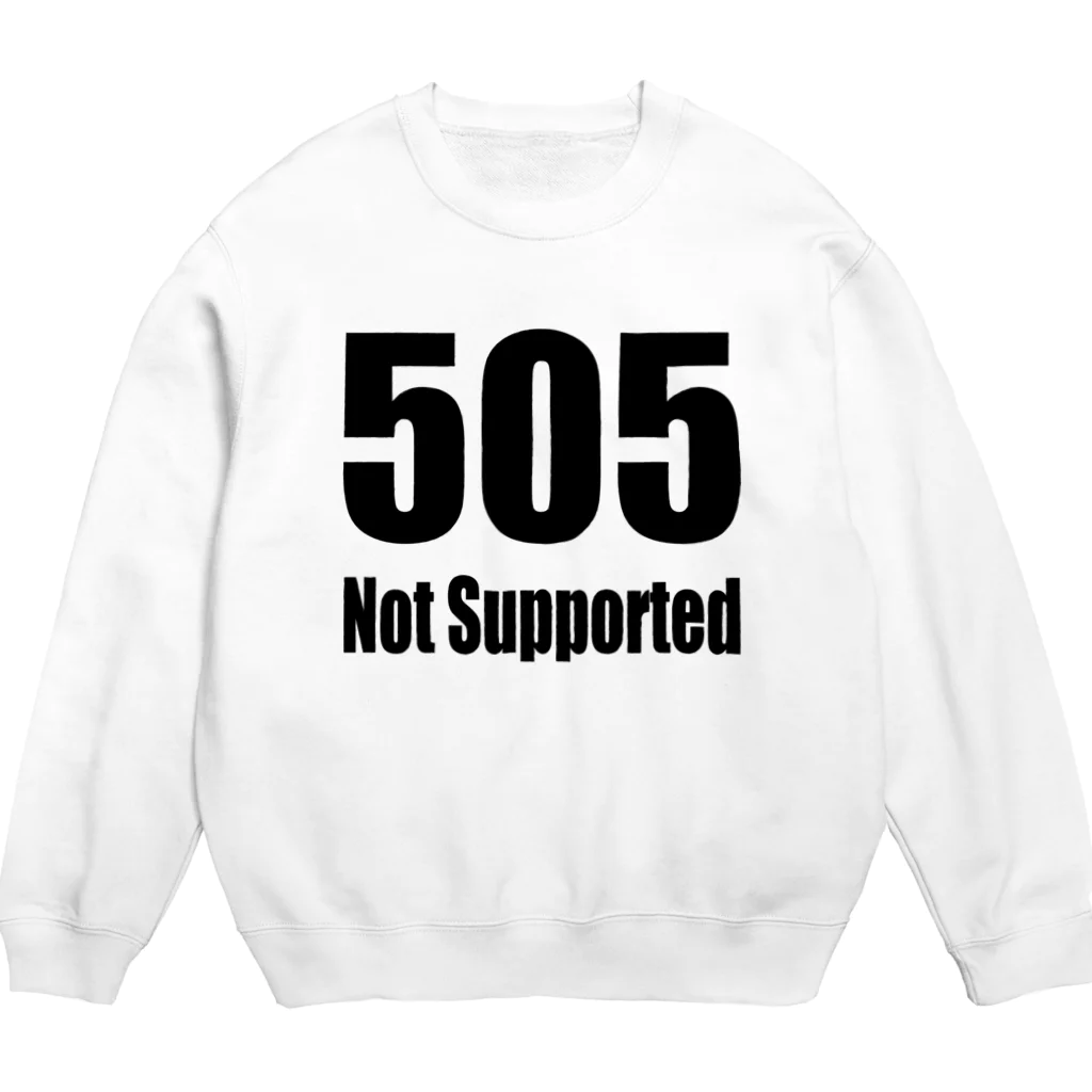 Error Correctionの505 Not Supported Crew Neck Sweatshirt