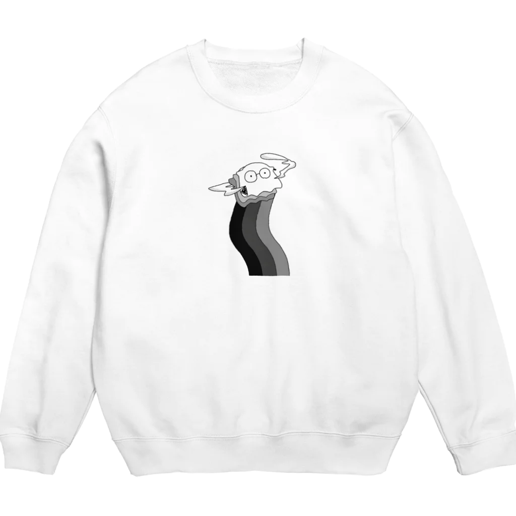 memoの眼鏡めんだこ君 Crew Neck Sweatshirt