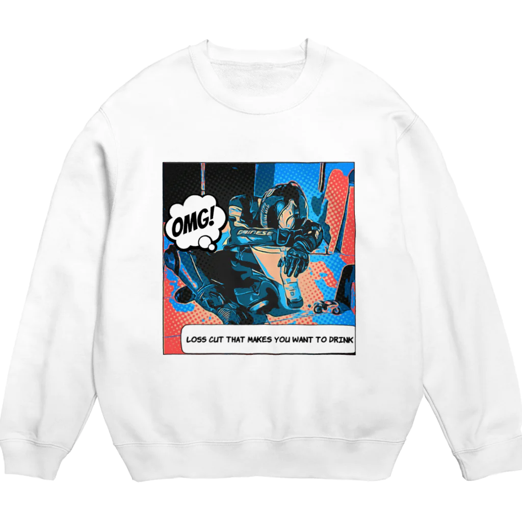 NAO a.k.a 睡魔のやけ酒したくなる損切り Crew Neck Sweatshirt