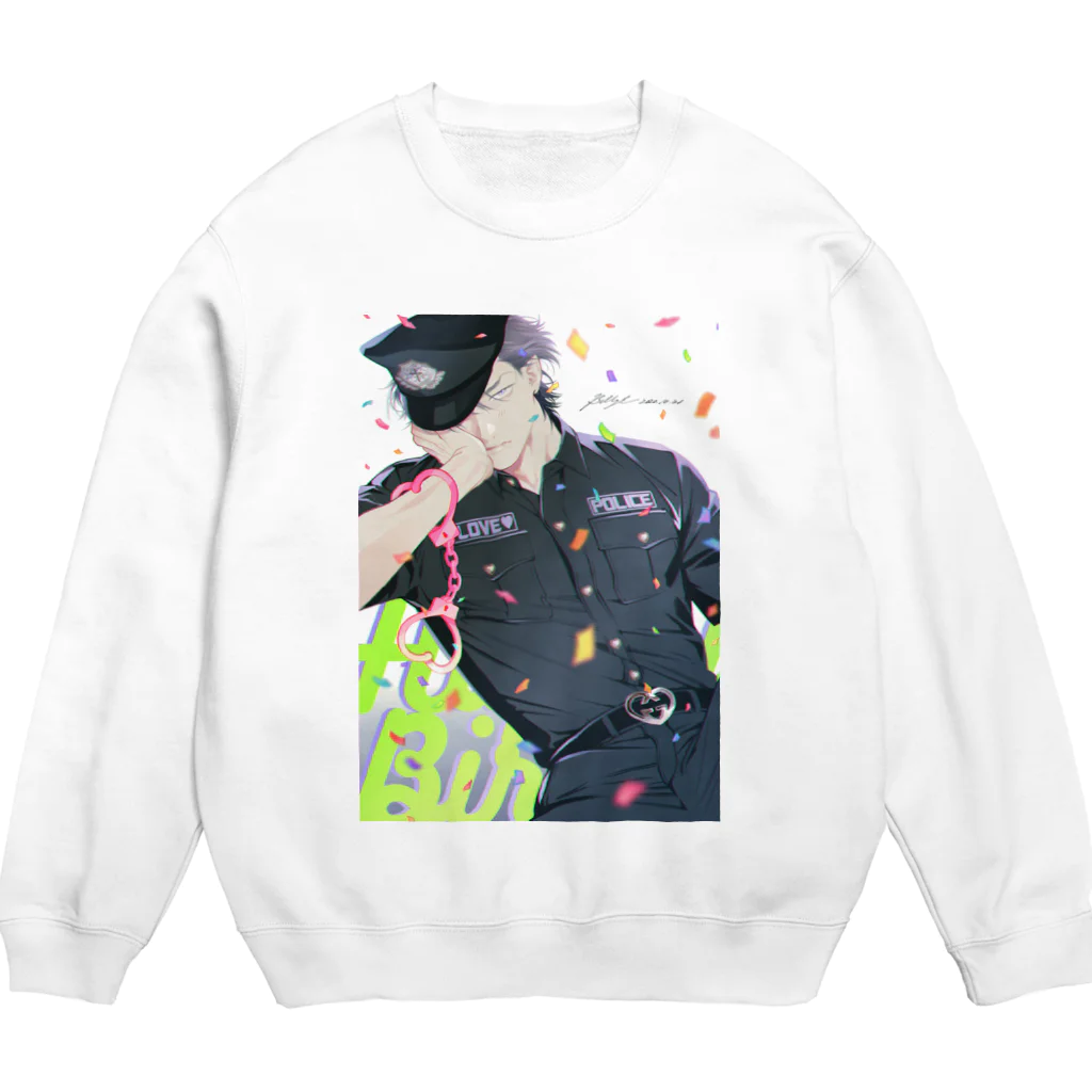 ビリー・バリバリーのLOVE POLICE Crew Neck Sweatshirt