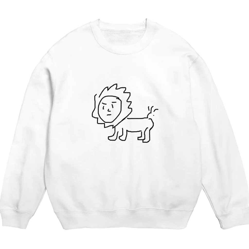 belle-amie(ベラミ)のありんこ作　らいおん！？ Crew Neck Sweatshirt