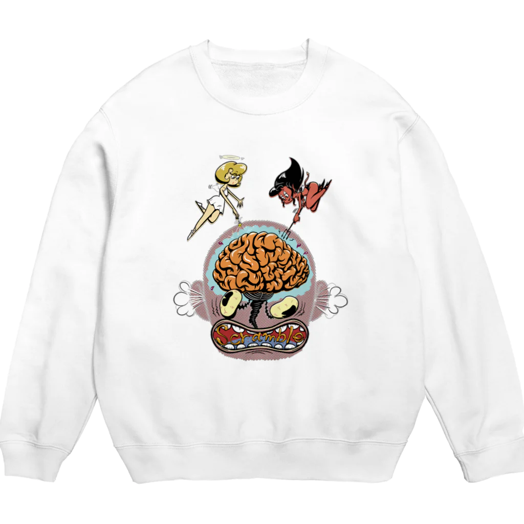 nidan-illustrationの“scramble" Crew Neck Sweatshirt