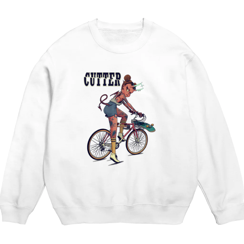 nidan-illustrationの"CUTTER" Crew Neck Sweatshirt