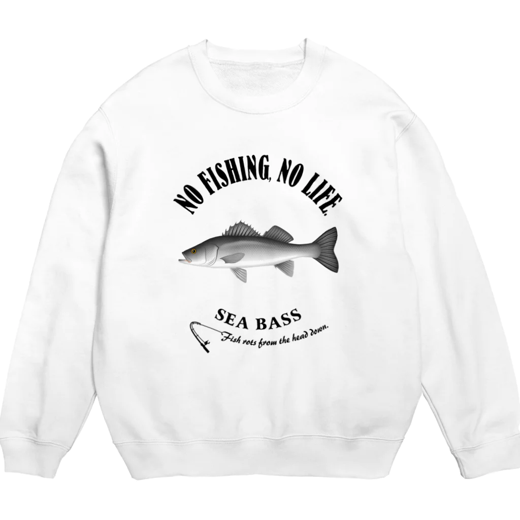 猫と釣り人のSUZUKI_EB_2CW Crew Neck Sweatshirt