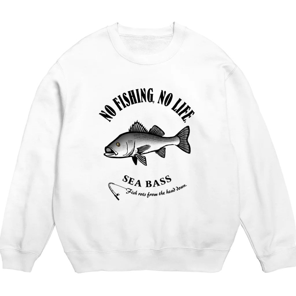 猫と釣り人のSUZUKI_EB_1CW Crew Neck Sweatshirt