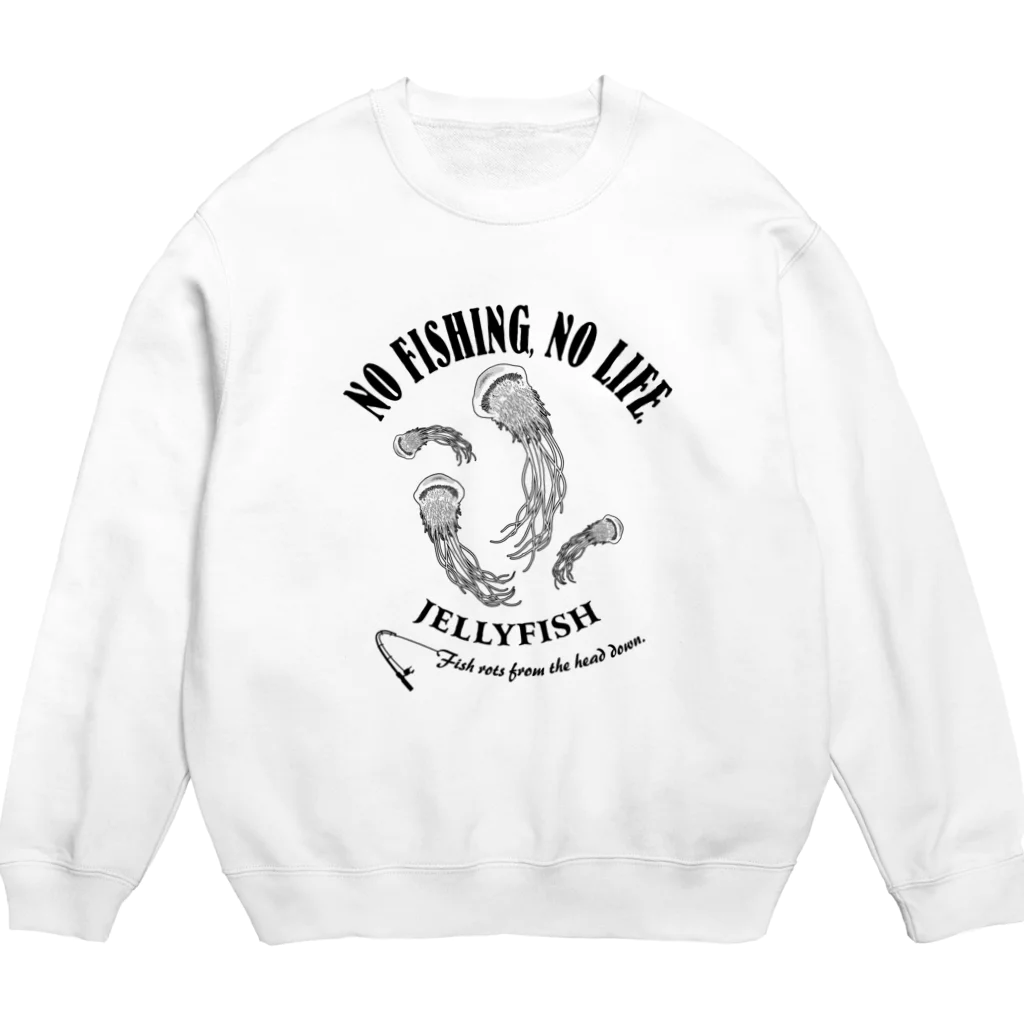 猫と釣り人のKURAGE_EB_1CW Crew Neck Sweatshirt