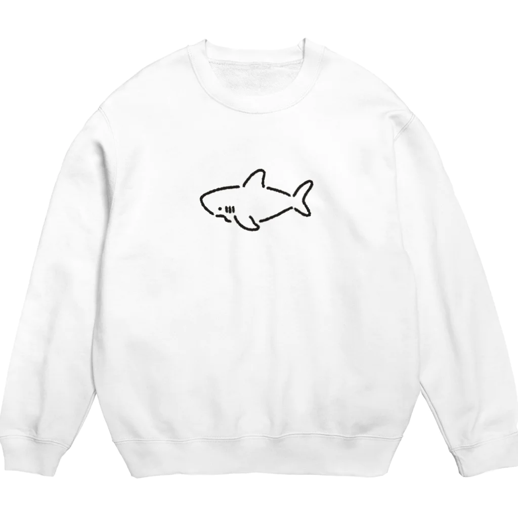 サメ わりとおもいのわりとシンプルなサメ2021 Crew Neck Sweatshirt