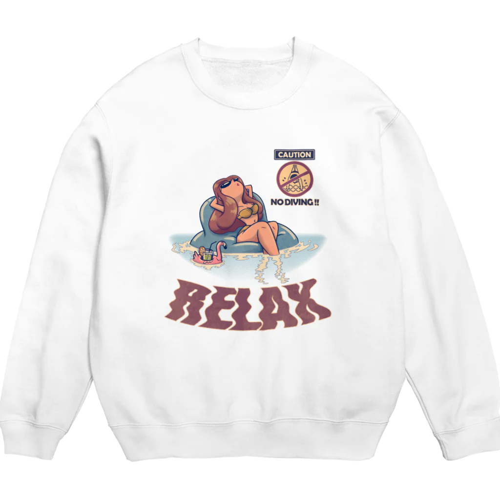 nidan-illustrationの"RELAX" Crew Neck Sweatshirt