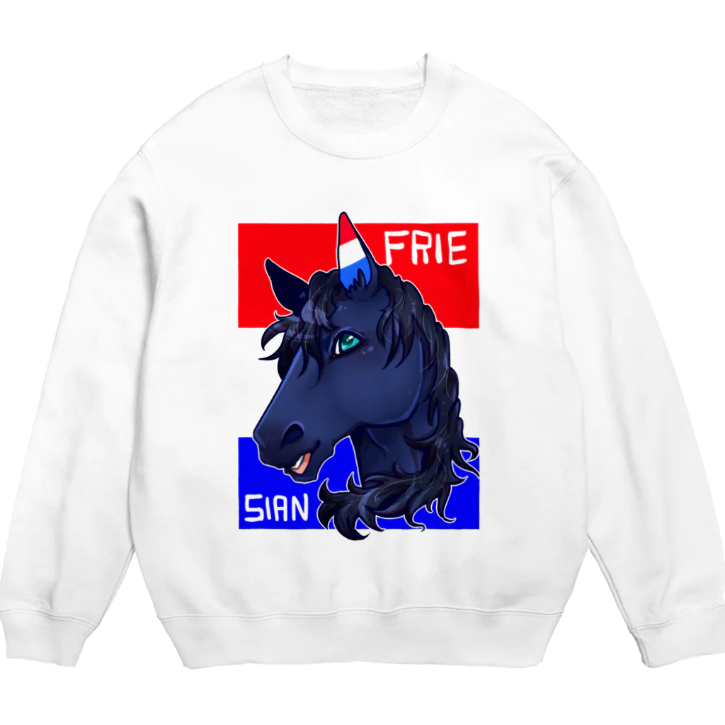 SWのフリージアンFACE Crew Neck Sweatshirt