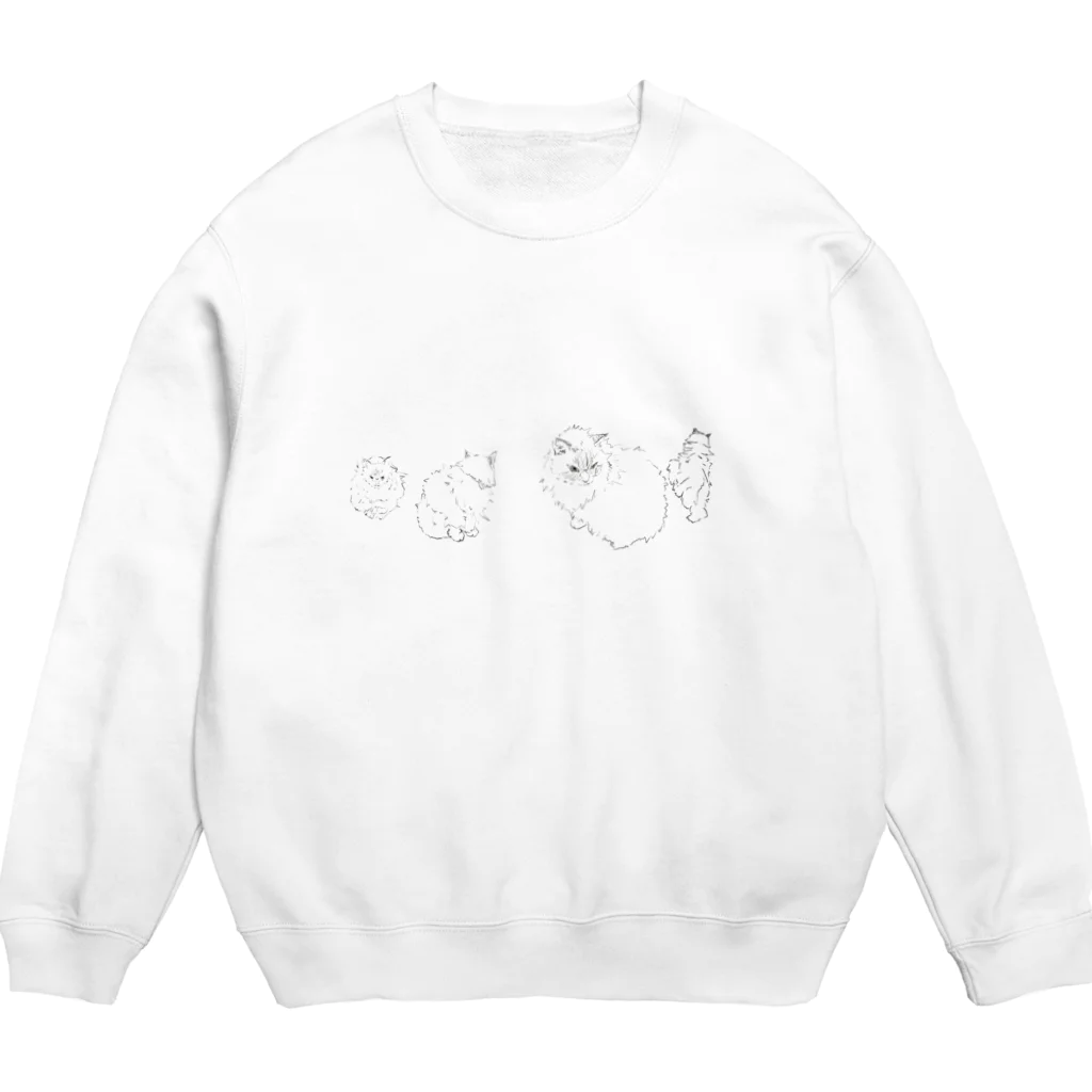 モモセ イトのさくらちゃん Crew Neck Sweatshirt