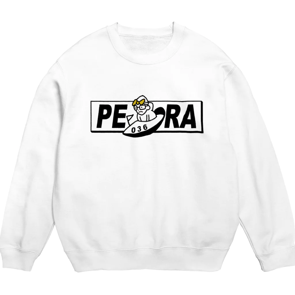 ボートレース大好きな内山信二のために作った店のおさむのPERA Crew Neck Sweatshirt