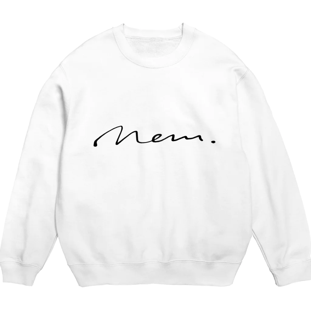 nem.のnem. ロゴグッズ Crew Neck Sweatshirt