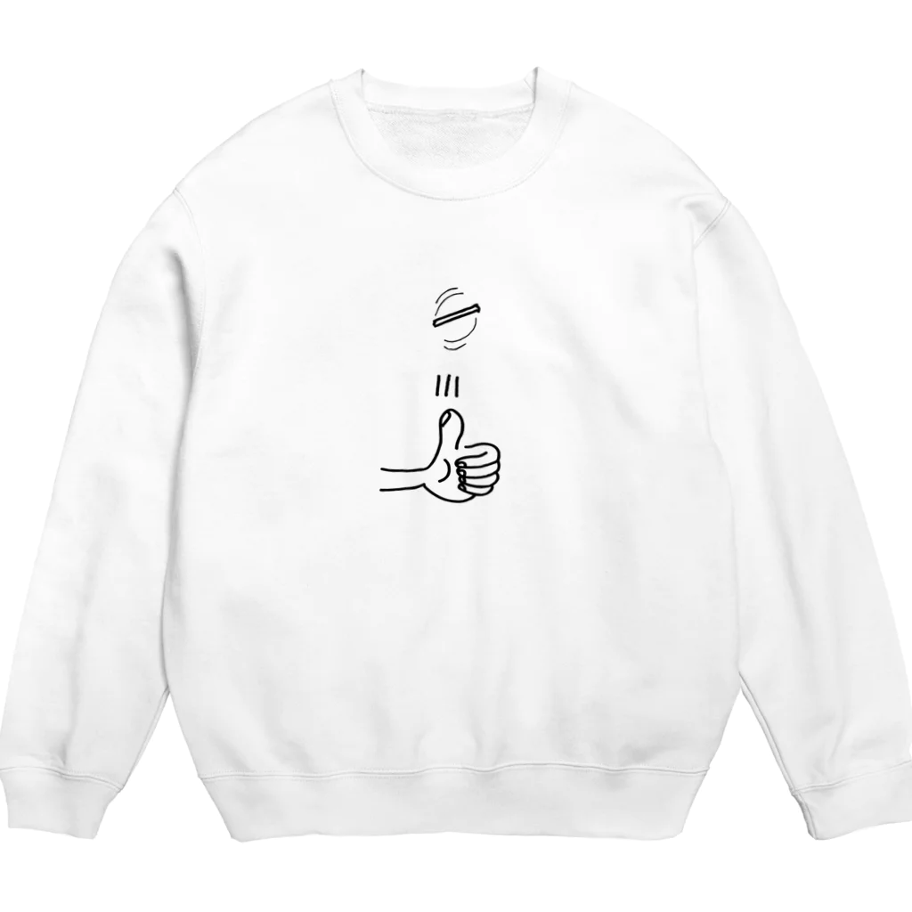 update.のコイントス Crew Neck Sweatshirt