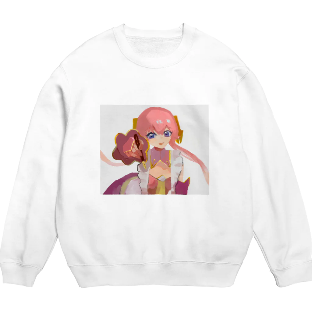 熱血漫画根性会[NMKon-line store]のはいろ:一緒に描こう! Crew Neck Sweatshirt