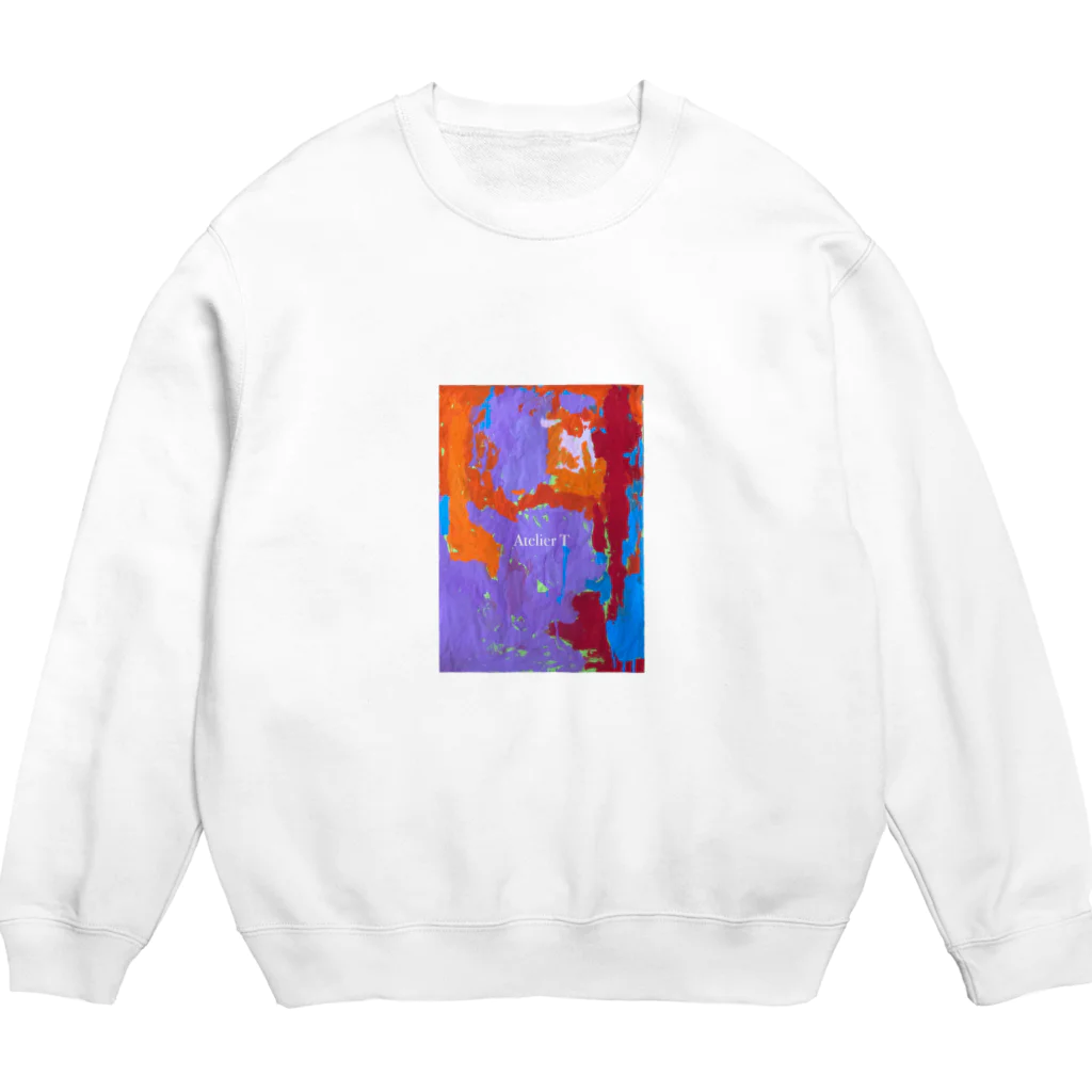 AtelierT（キッズアトリエT）のAge3「お母さんとおままごと」 made by A Crew Neck Sweatshirt