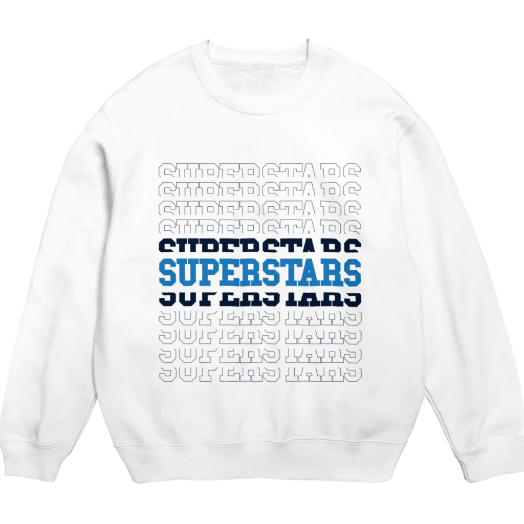 いそのスーパースターズのCRAZY LOGO Crew Neck Sweatshirt