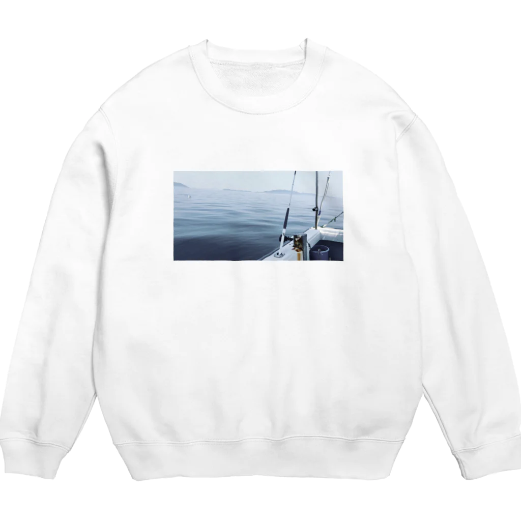 HFのHF 出船 フォトプリント Crew Neck Sweatshirt