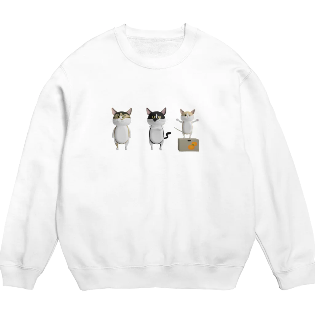 ワビサビちゃんねるのワビサビちゃんねるグッズ Crew Neck Sweatshirt