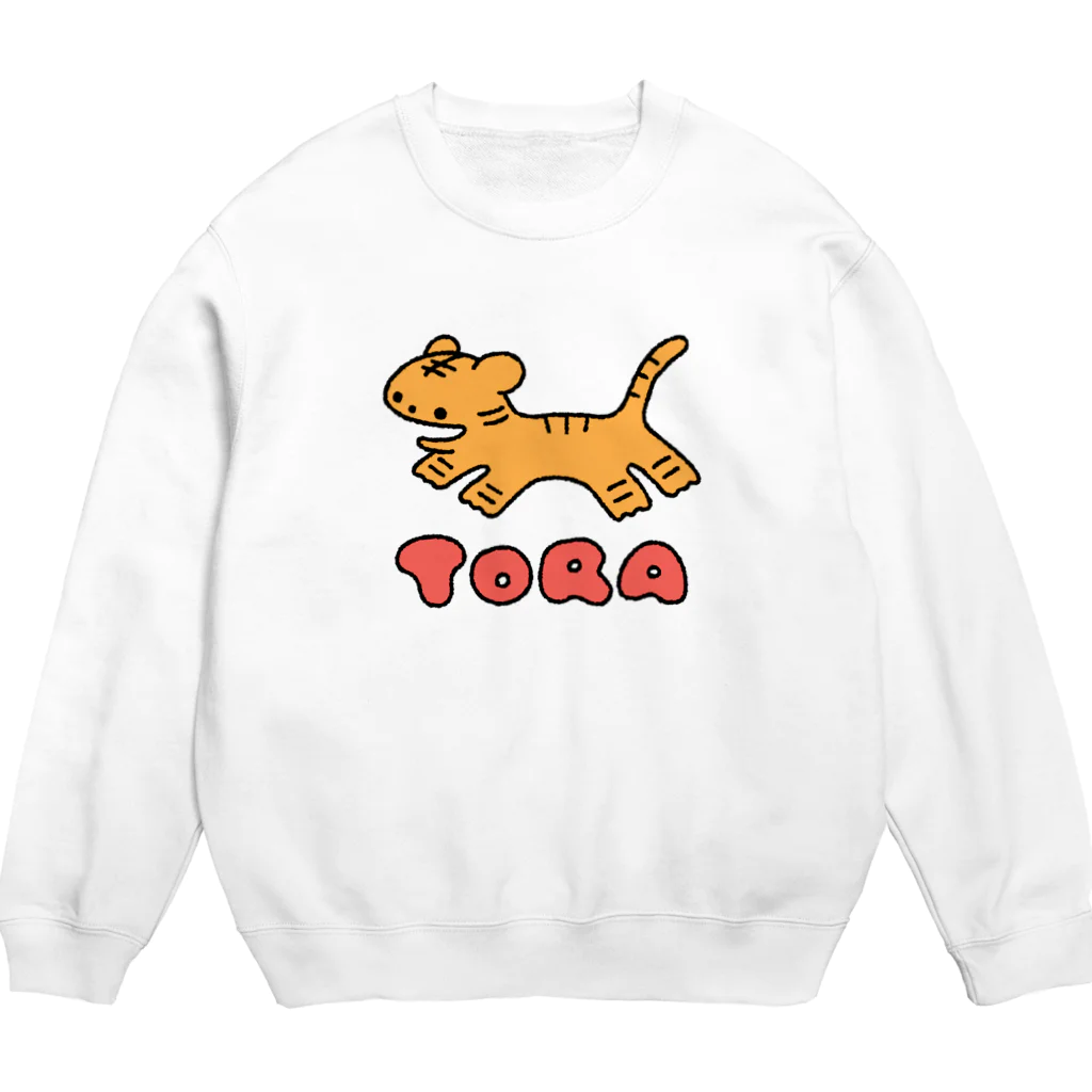 はたらかないのとらTORA2022 Crew Neck Sweatshirt