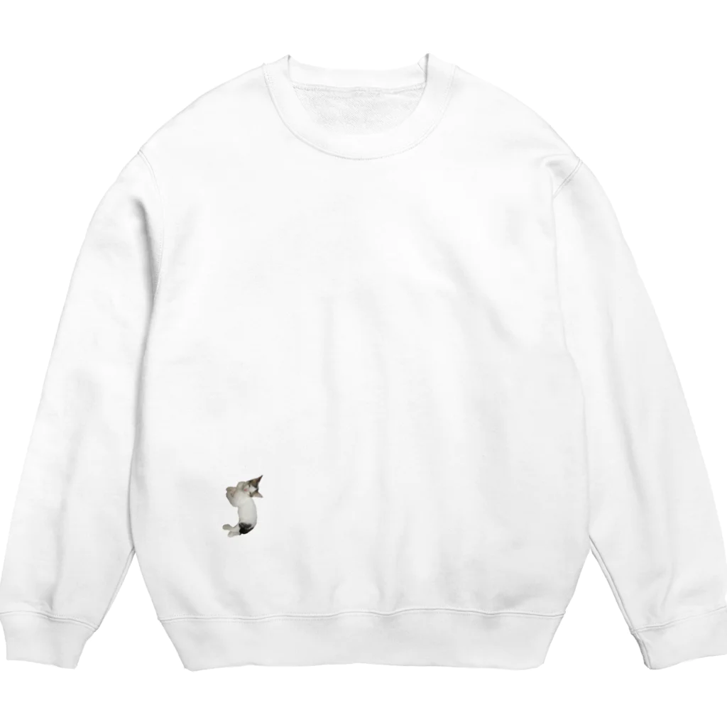 chill_laundryのanan掲載記念 チベットスナギツネちる Crew Neck Sweatshirt