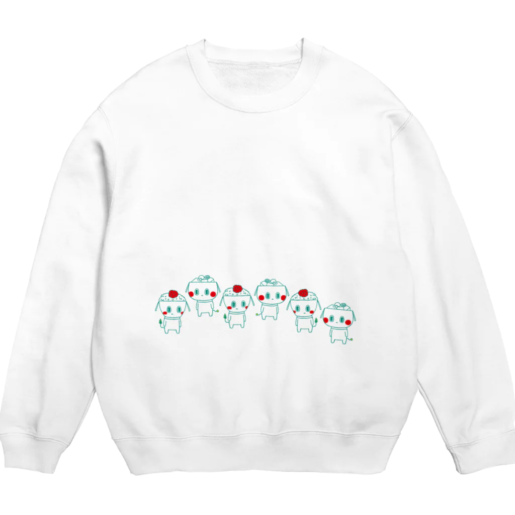 Aランチサラダ付SHOPのおワン！おちゃワン！ Crew Neck Sweatshirt