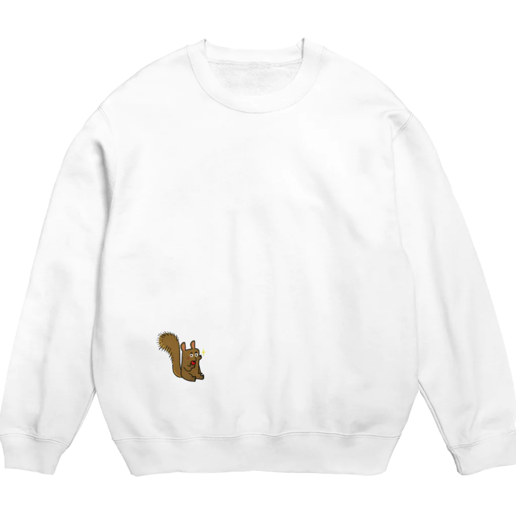 WOOOF!!!のリスッス Crew Neck Sweatshirt