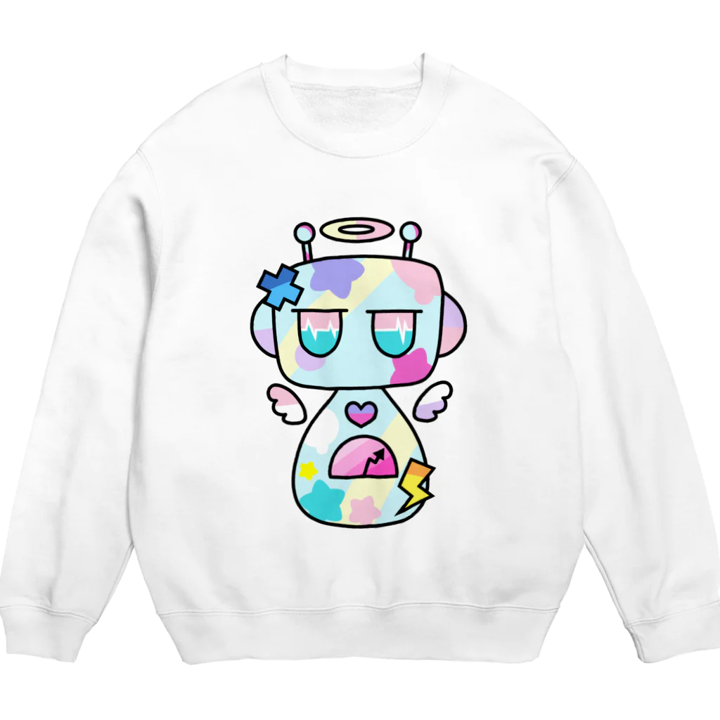 やんさんのゆめろぼ Crew Neck Sweatshirt