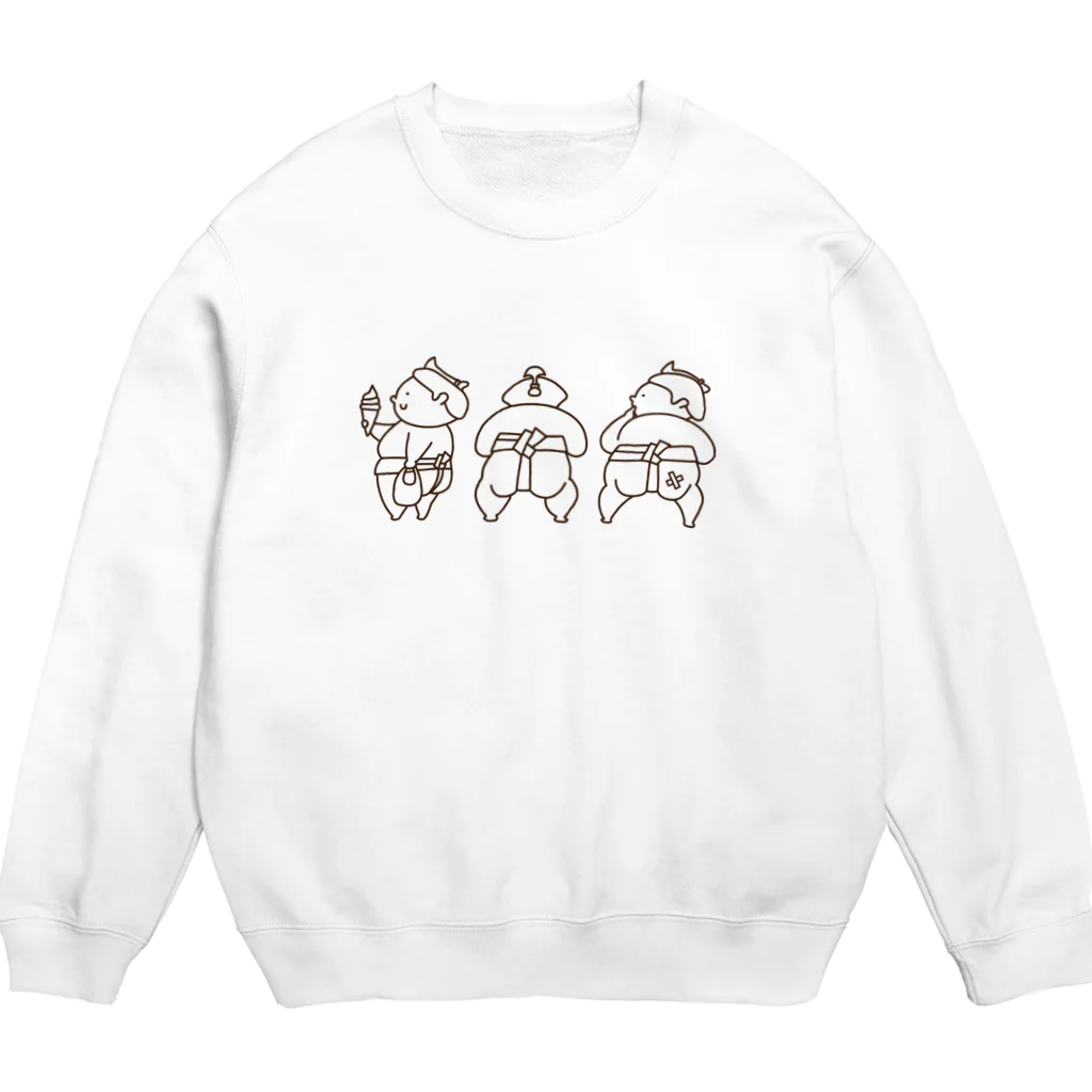 H2Styleのお相撲さんのおしり。 Crew Neck Sweatshirt