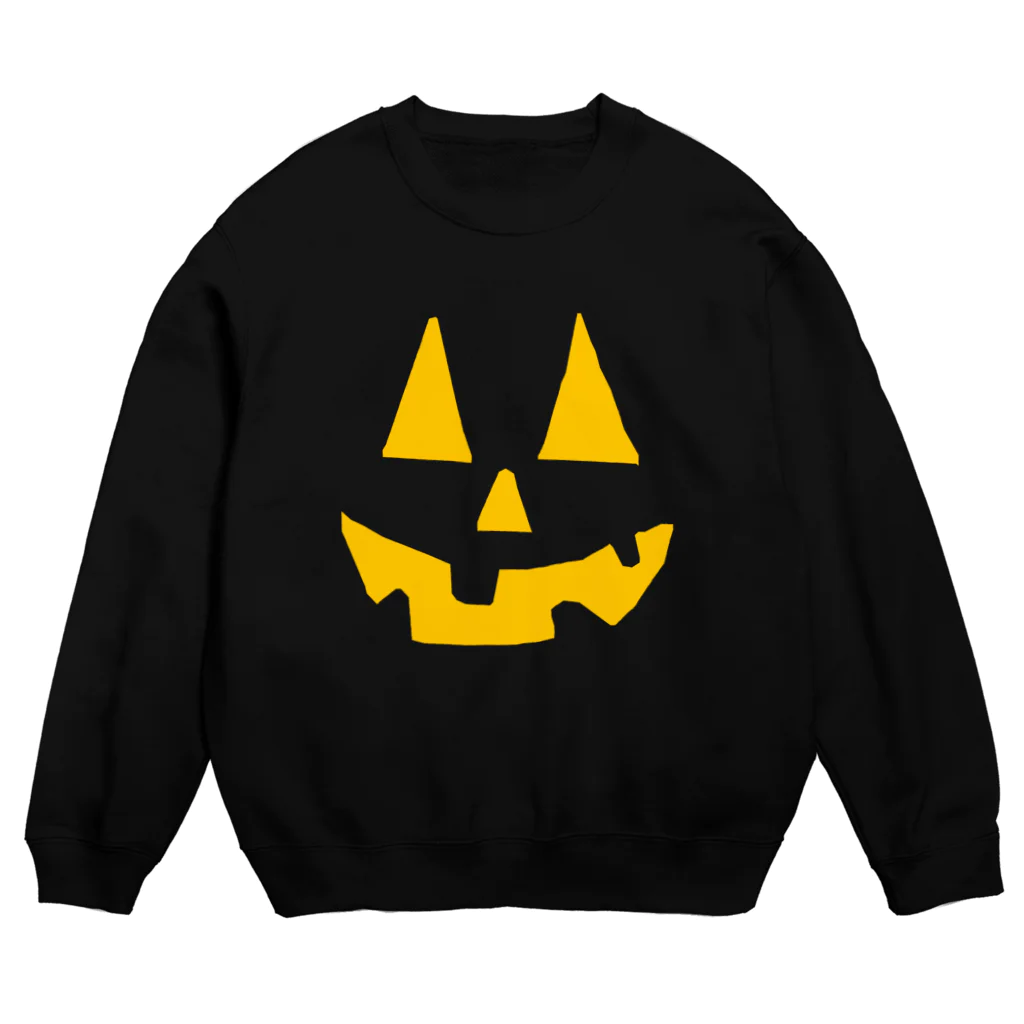 CIPANGOのハロウィン ジャック・オ・ランタン ブラックボディ Crew Neck Sweatshirt