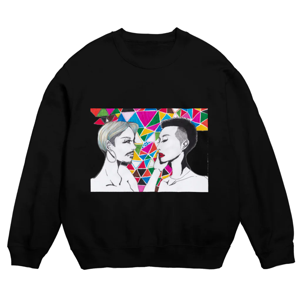 おつる(鶴)のA&M Crew Neck Sweatshirt