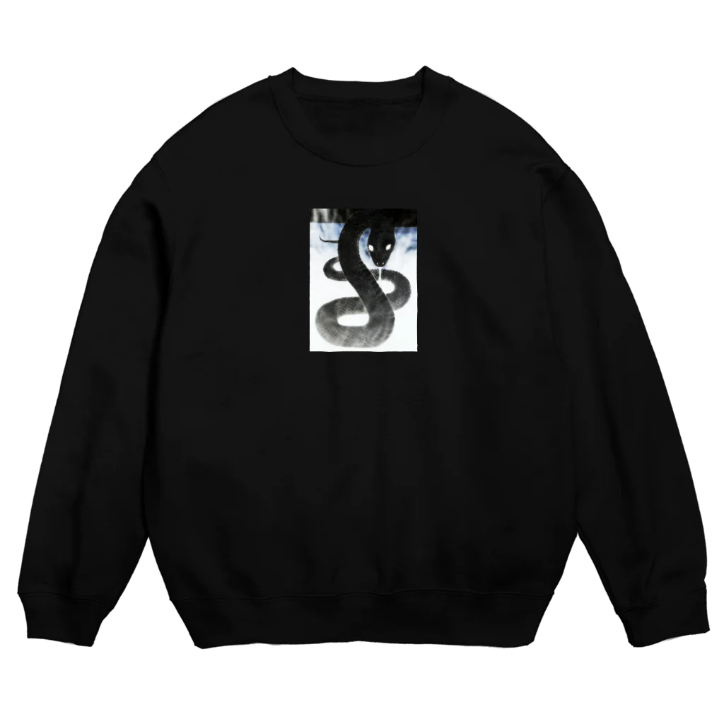 Michi Inabaの黒蛇力Black Snake Power Crew Neck Sweatshirt