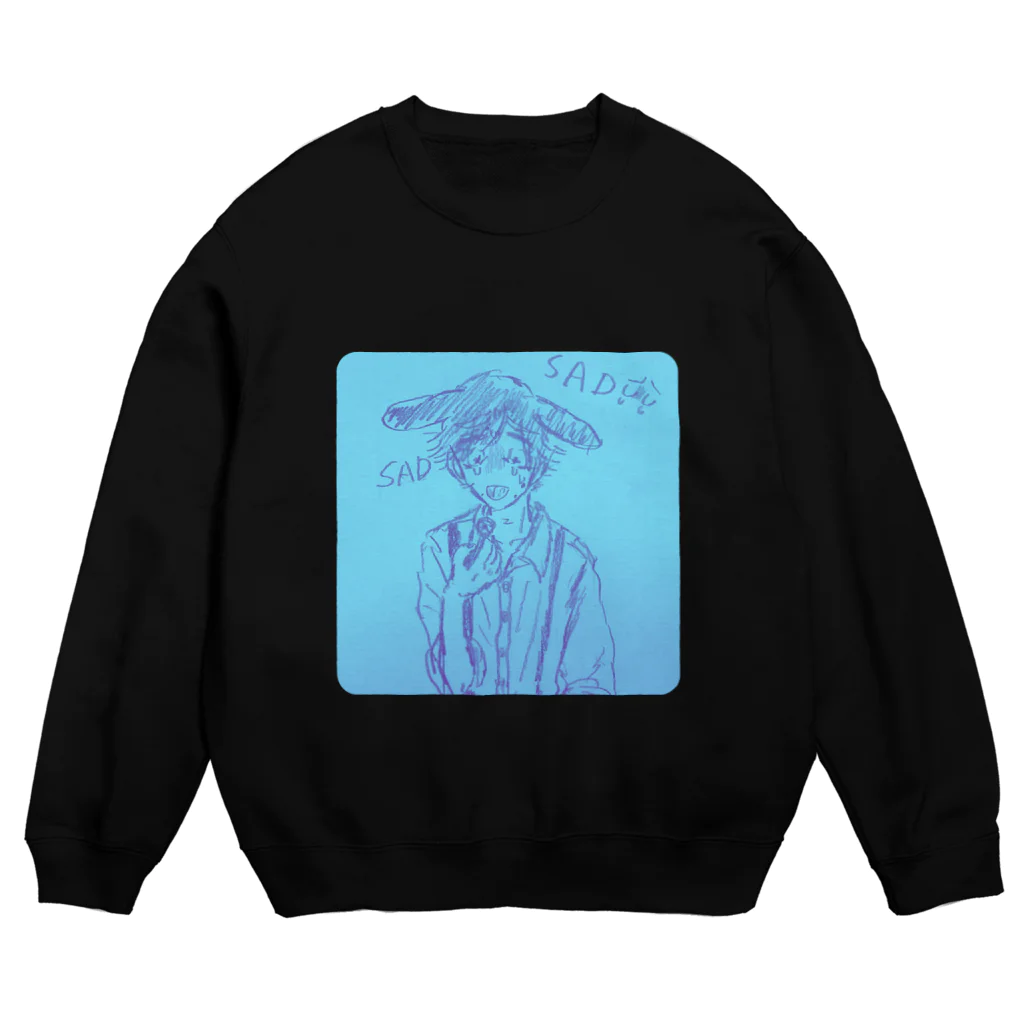 夢作屋 ハンドメイドアクセサリー屋ですのSAD Crew Neck Sweatshirt