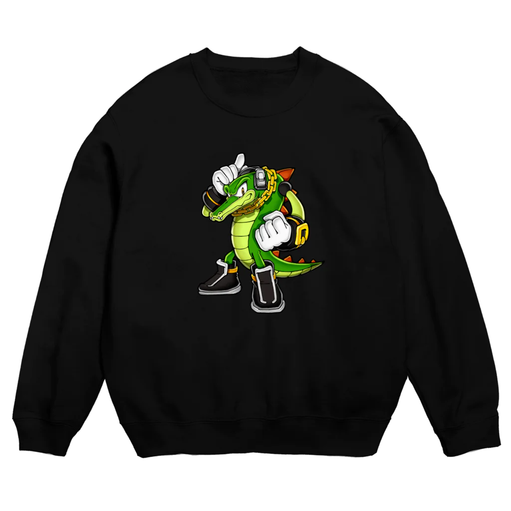 Haruulのワニ ワニ🐊 Crew Neck Sweatshirt