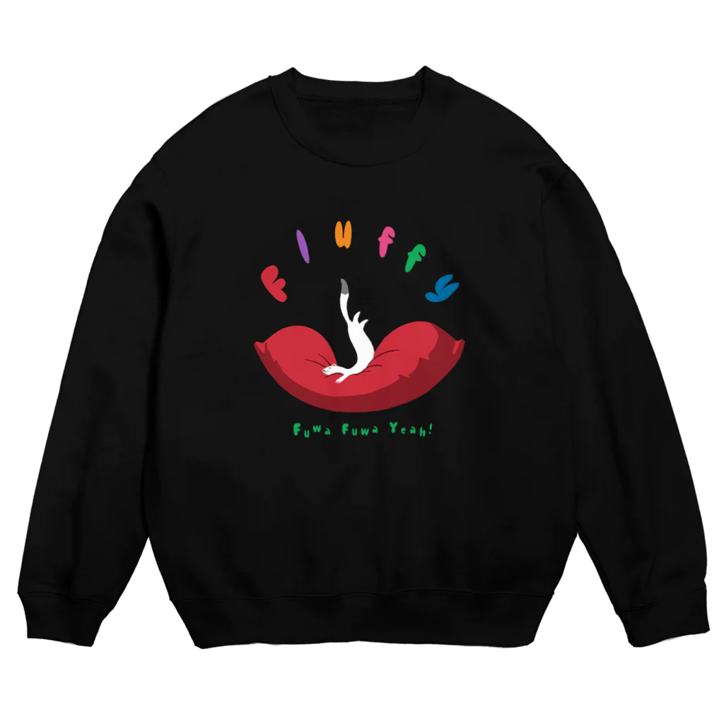 EASEのふわふわオコジョ Crew Neck Sweatshirt