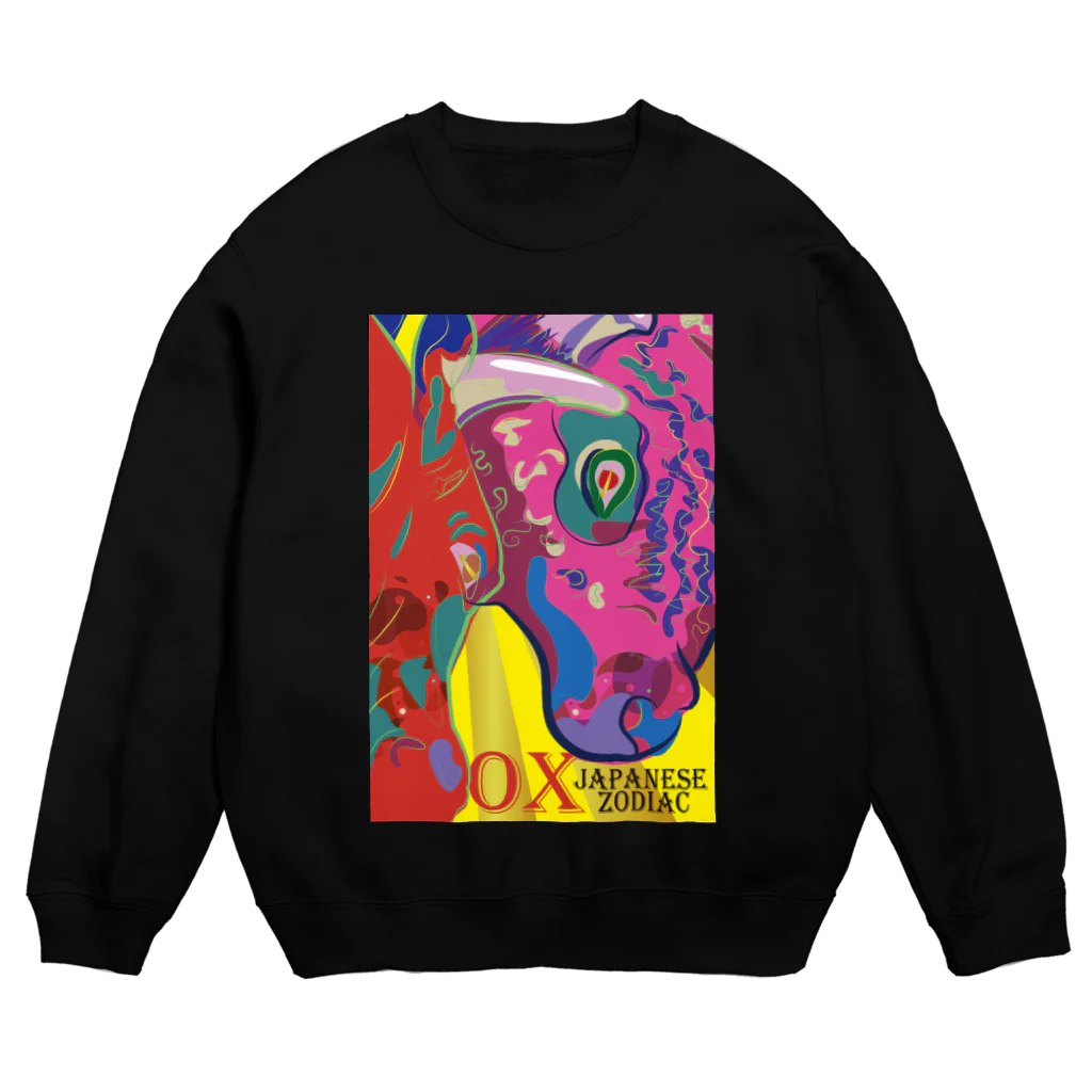 3eyesのZODIAC ox（丑） Crew Neck Sweatshirt