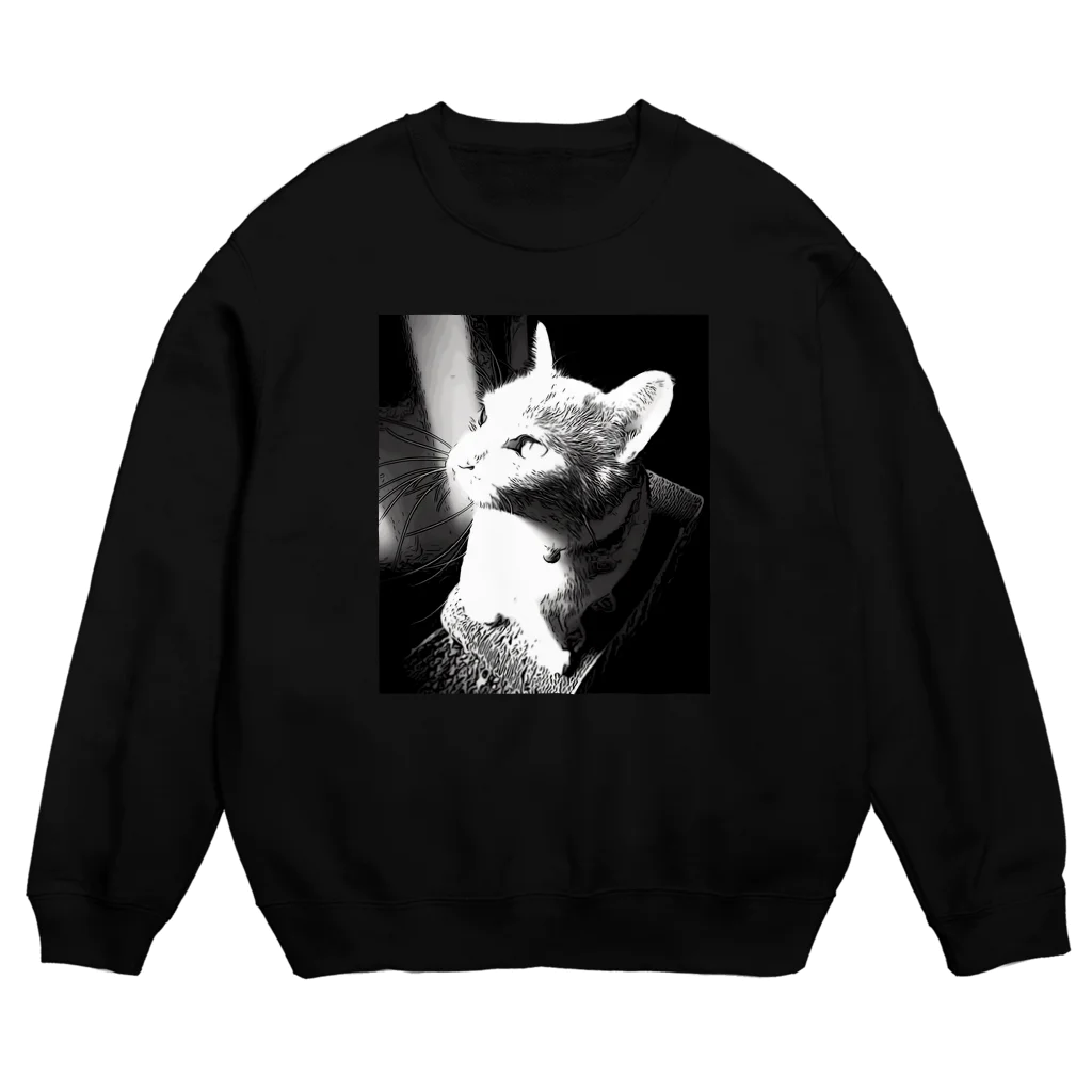 虎徹屋の虎徹「黄昏」 Crew Neck Sweatshirt