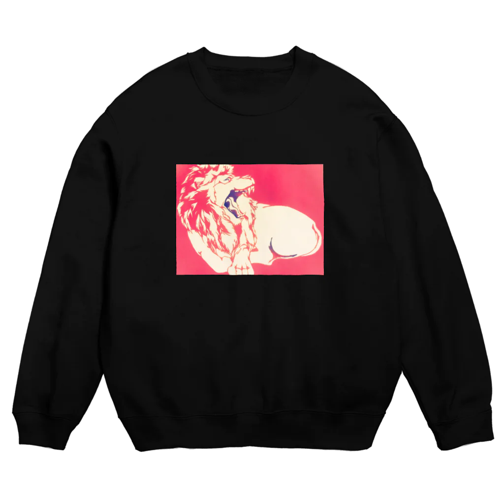 DESIGN Vivian U.のライオンのナッツ Crew Neck Sweatshirt